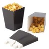 CC wonderland zone 24pcs Black Mini Popcorn Boxes Paper Popcorn