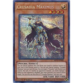 Yu-Gi-Oh! - Crusadia Maximus - MP19-EN081 - Prismatic Secret Rare - 1st Edition - 2019 Gold Sarcophagus Tin Mega Pack