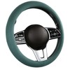 SthExtra Suede Steering Wheel Cover with Upgraded Silicone Inner Ring,