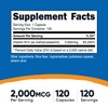 Nutricost Vitamin B12 (Methylcobalamin) 2000mcg, 120 Capsules - Vegetarian Caps,