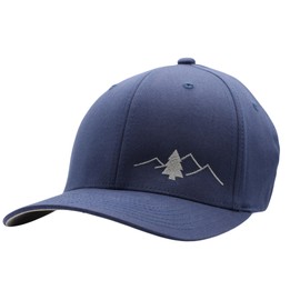LINDO + Flexfit - Pro Style Hat - The Great Outdoors (Navy w/Silver: S/M)