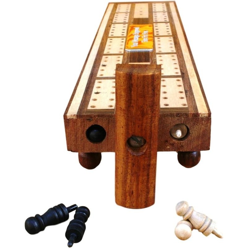 Gamekeepers Cottage gifts Honeycomb Wooden Cribbage Board With FREE ENGRAVING