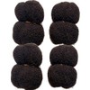 Tight Afro Kinky Human Hair,Ideal for Making,Locs Repair,Extensions,Twist,Braids 4 Bundles/Package