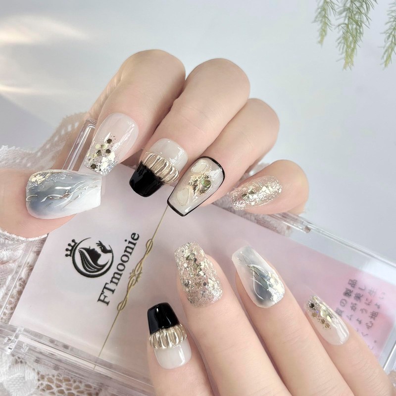 Nail Tips, Press on Nail, Set of 10, Handmade Nail