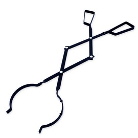 Atlantic Fire Tongs for Fireplace or Pit- Reinforced Wrought Iron for extra strength - 26” - Log grabber for up 12” thick logs - Log - Rust resistant finish fireplace tongs for indoor/outdoor