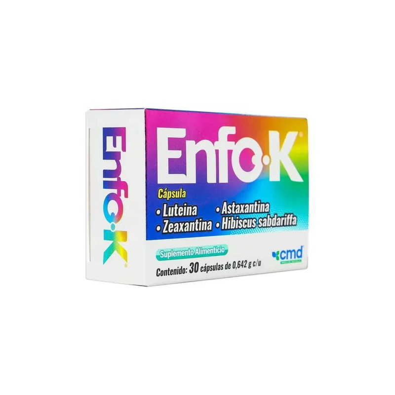 Enfo K, Suplemento Alimenticio, 30 Capsulas 0.642g C/u