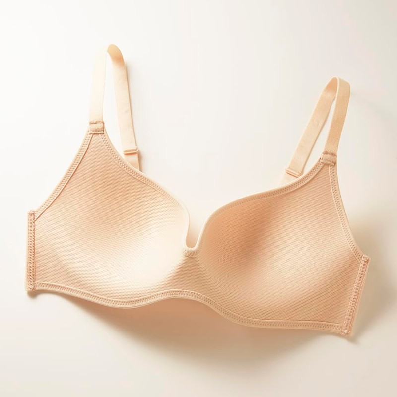 Gunze JB6013H Women's Tuche Future Bra 2.0 Wireless Bra, pale