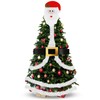 Syhood 5 Pcs Large Christmas Tree Topper Santa Tree Topper