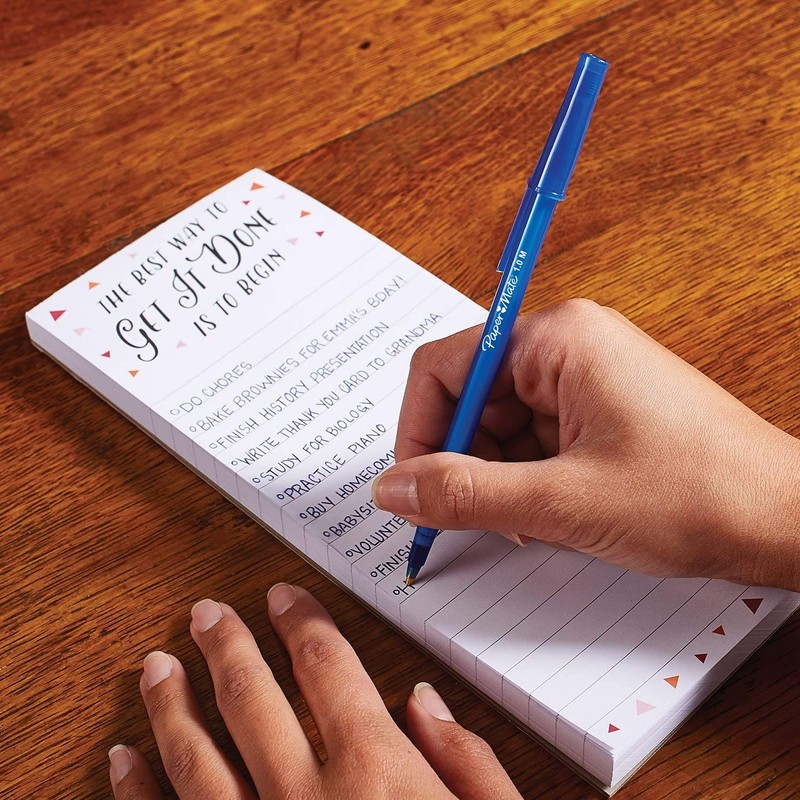 16 x Papermate Write Bros Classic Ballpoint Stick Pen, 1.0mm
