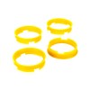 LST 4x Zentrier Ringe Gelb für Alufelgen Radnabe Ø 65,1