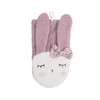 kikadu Flannel Rabbit Rosé - Children's Wash Cloth Made from