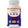 vitamatic Vitamatic ADK Vitamin Supplement, 180 Veg Capsules, Vitamins A,