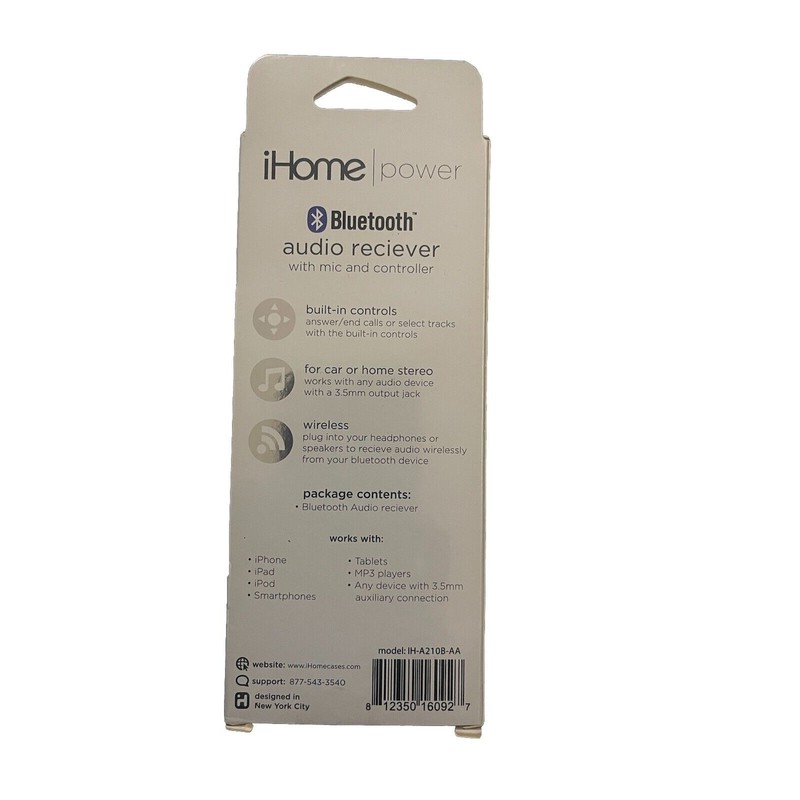 ihome | Power Wireless Bluetooth Audio Receiver