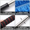 Car Wash Brush with Flexible Stainless Steel Handle – Microfiber