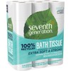 Seventh Generation 100% Recycled Bathroom Tissue, Septic Safe, 2-Ply, White,