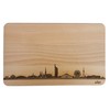 Brotzeitbrett Wien Skyline | Beech Breakfast Board | Wooden Chopping