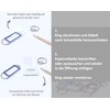 Metal Keyring with Large Label Writeable - 5 pcs. -