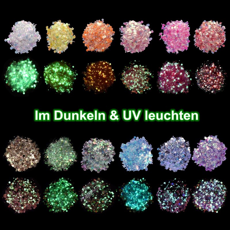 DealKits 12 Colours Festival Glitter Set for Face/Body, Carnival/Party