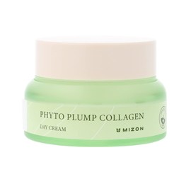 MIZON Phyto Plump Collagen Crema Hidratante Facial de Día 50 ml - crema facial coreana con colágeno vegetal, textura ligera, hidratación intensa para piel seca o mixta para skincare