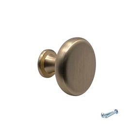 M4TEC Interior Kitchen Cabinet Door Knobs Cupboards Drawers Bedroom Furniture Pull Handles Brass Brushed. VD5 Series: 33 mm