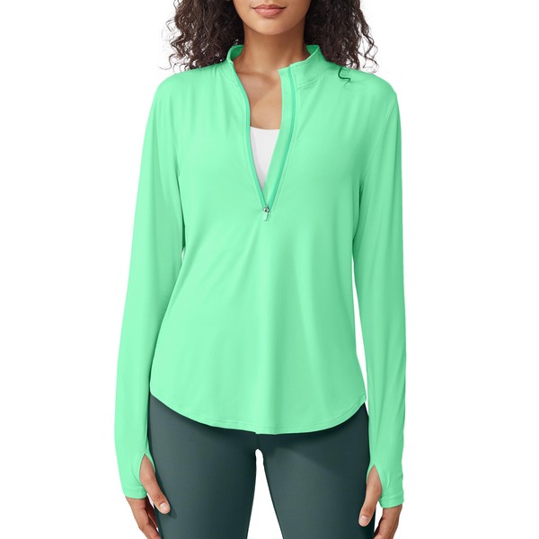 G4Free Rash Guard for Women Long Sleeve Golf Shirts Sun