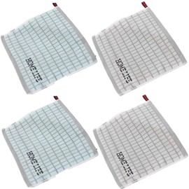 fogman Hand Towel, Mini Towel, Cute, Stylish, Handkerchief, Children, Small, Set of 4 (Lattice)