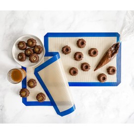 USA Pan Nonstick Silicone Half Sheet Baking Mat, Set of 2