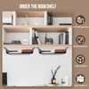 Neiteli 2 Pack Under Desk Shelf - Under Desk Storage