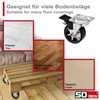 SOTECH Set of 4 Shift Design Castors Diameter 50 mm