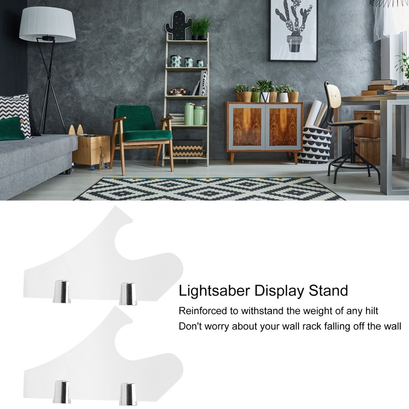 Lightsaber Wall Mounted Rack Transparent Lightsaber Wall Mount Display Stand