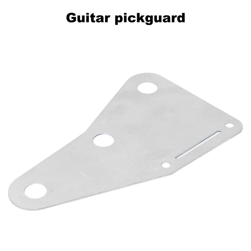 Guitar Pickguard Metal Silver Pick Guard Easy to Assemble for