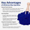 Aimgrow Blue Spirulina, Antioxidant Rich Blue Spirulina Powder, Non-GMO and