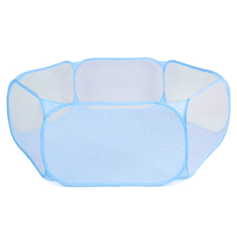 Pet Play Tent Breathable Transparent Portable Pop Open Small Animal