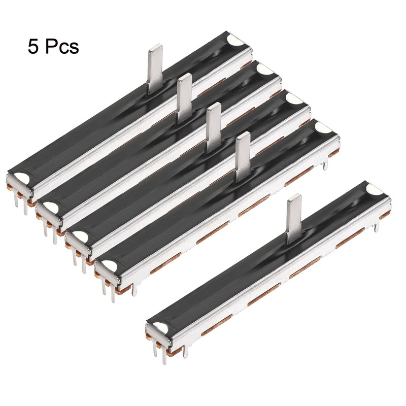 sourcing map Fader Variable Resistors Mixer B10K Ohm Linear Potentiometer