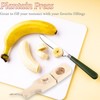 Wooden Tostones Plantain Press with Handle, Banana Smasher Maker,Portable Plantain