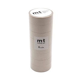 Kamoi Kakoshi MT08P496 Masking Tape, 8 Ps, Width 0.6 inches (15 mm) x 2.6 ft (7 m), 496 Pastel Core