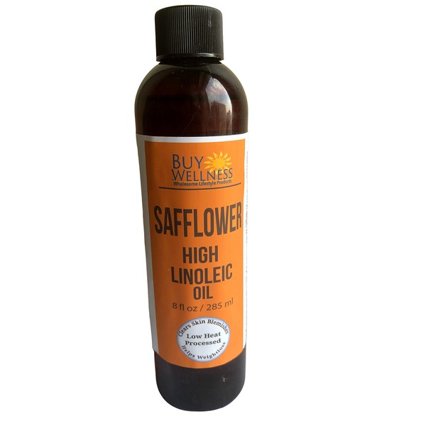 Safflower Oil High Linoleic Acid Cold Pressed Ultra Fine Face & Skin Moisturizer Anti Aging 8 oz