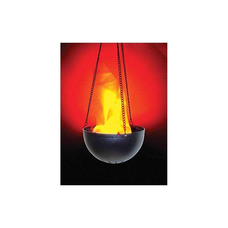 Morris Hanging Flame Light Lamp Prop,Black,orange,Standard