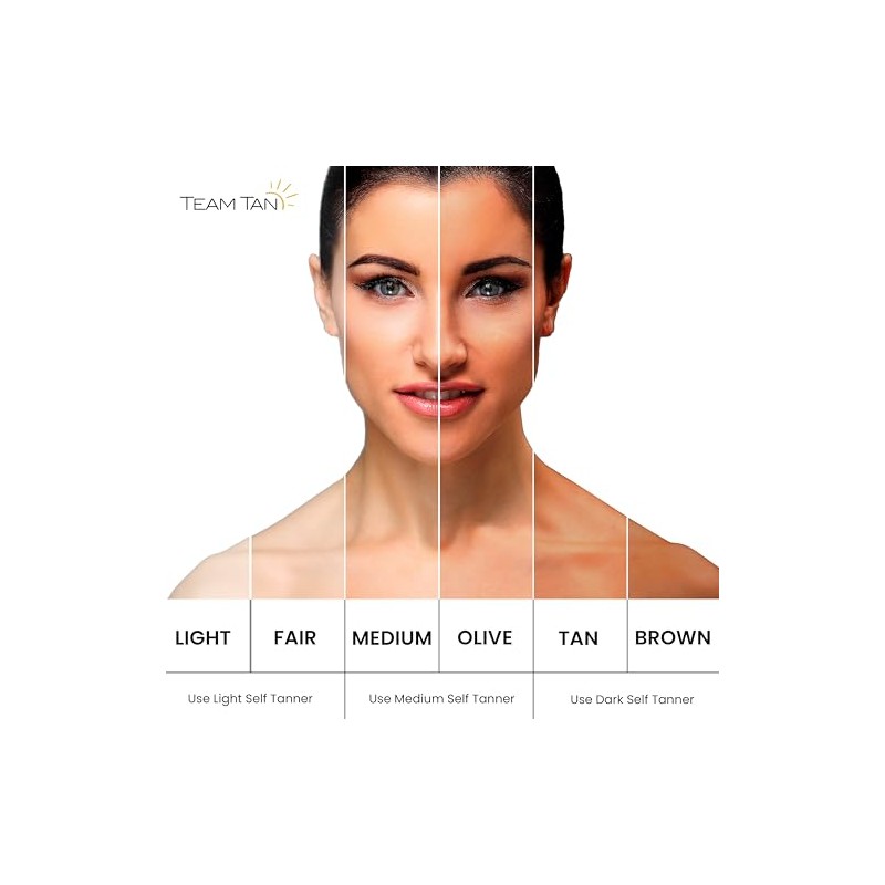 Team Tan Mousse Autobronceadora - Espuma Bronceadora Para Rostro Y