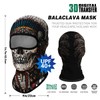 Skull Face Mask, Balaclava, Neck Gaiter, UV Sun Protection,Motorcycle Ski