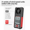 HT605 Digital Anemometer Handheld Wind Speed Meter for Measuring Wind
