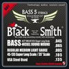Black Smith 45-135 14 "Coated Set of 5-String Electric Bass