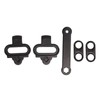 Dual Function Bicycle Pedal Flat Clipless Cleats 3 Sealed Bearings