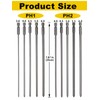 Rocaris 10 Pack Extra Long Phillips Screwdriver Bit Sets, 1/4