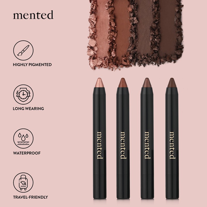 Mented Cosmetics Eyeshadow Stick Crayon, 0.05oz, Better off Bronze