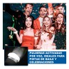 14 Pulsera Led Blanco Audiorítmica Para Fiestas 20 Cm Bodas