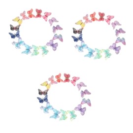 LIFKOME 45pcs Double Layer Butterfly Hair Clips Barrette Hair Accessories for Women and Girls Gauze Design for Weddings Parties and Daily Wear
