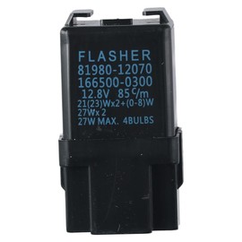 Flasher Relay Turn Signal Replacement Auto Accessory 81980-12070 Black for 4 Runner 1995-2002 for Corolla 1995-1997