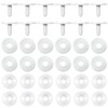 TOAOB 20 Set 40mm Doll Joints White Plastic Animal Joints