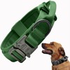 Tactical Dog Collar, Adjustable Military Training Nylon Dog Collar with